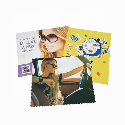 Custom Print Microfiber Eyeglass Cleaning Cloth  Water Absorbent