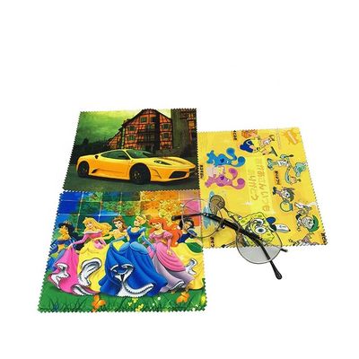 Custom Print Microfiber Eyeglass Cleaning Cloth  Water Absorbent