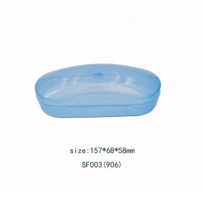 Crushing Resistance Blue Pink Plastic Eyeglass Case For Students
